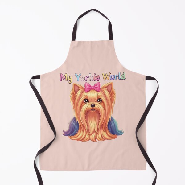 Item preview, My Yorkie World – Cute Yorkie Dog Design designed and sold by Yorkie Magic Studio .