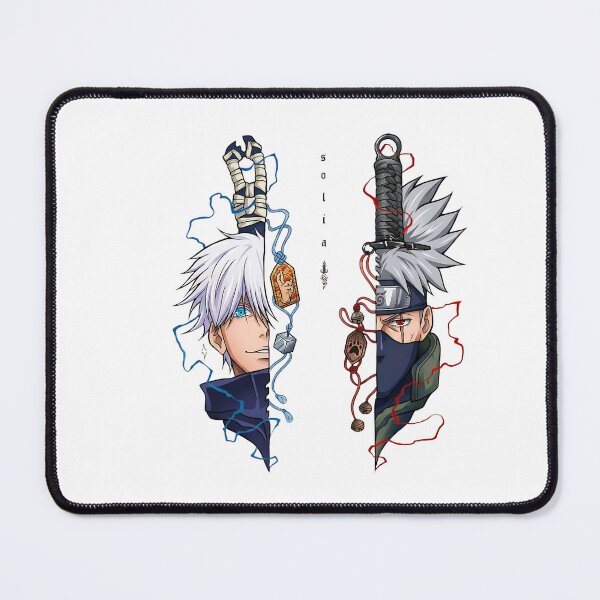 Item preview, Silver Haired Sensei Dual Split Art designed and sold by sidki-SDK.
