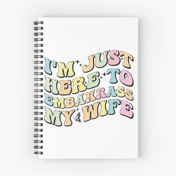 Item preview, I'm Just Here To Embarrass My Wife Husband Humor Marriage Joke For Men designed and sold by 76Valeria.