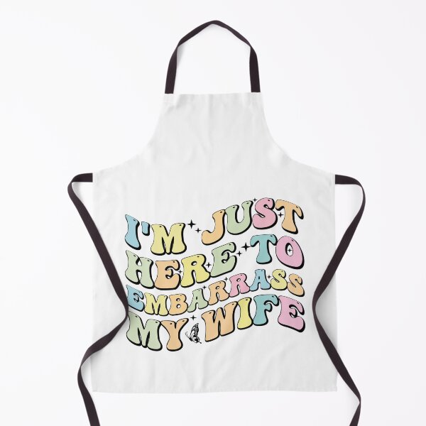 Item preview, I'm Just Here To Embarrass My Wife Husband Humor Marriage Joke For Men designed and sold by 76Valeria.