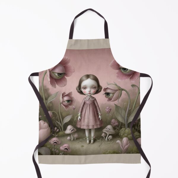 Item preview, Garden of Silent Eyes. Pop Surrealism, Lowbrow Art, Pale Pink Aesthetic designed and sold by Piagor.