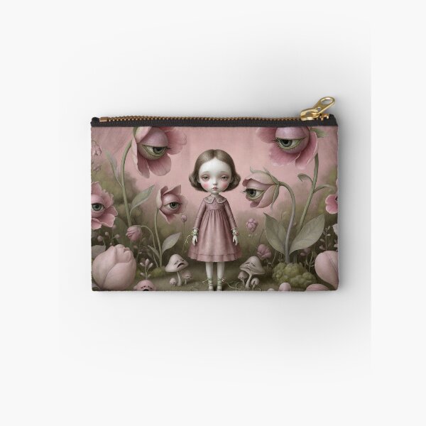 Item preview, Garden of Silent Eyes. Pop Surrealism, Lowbrow Art, Pale Pink Aesthetic designed and sold by Piagor.