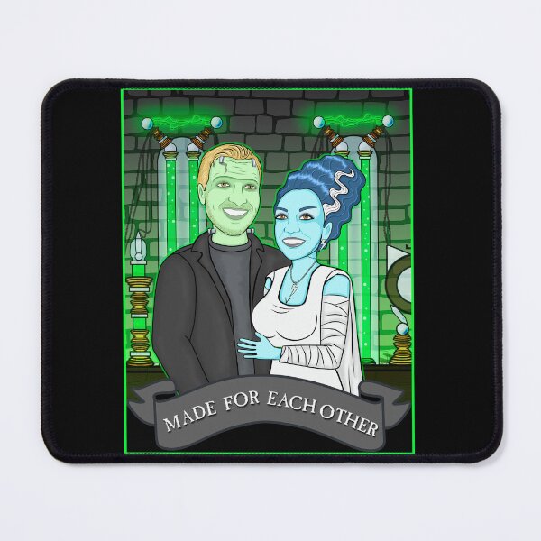 Item preview, Bride of Frankenstein couple for Ryan D by Moody Characters designed and sold by VixxxenDesigns.