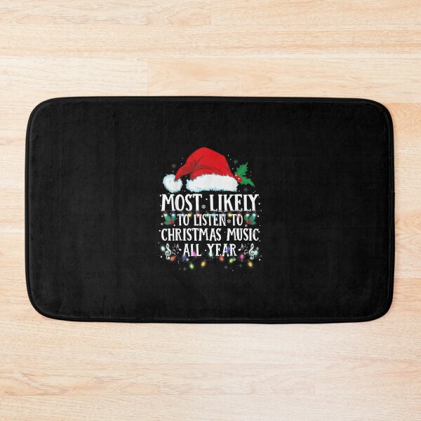 Item preview, Matching Christmas PJS Most Likely To Listen Christmas Music designed and sold by wardpowerslamon.