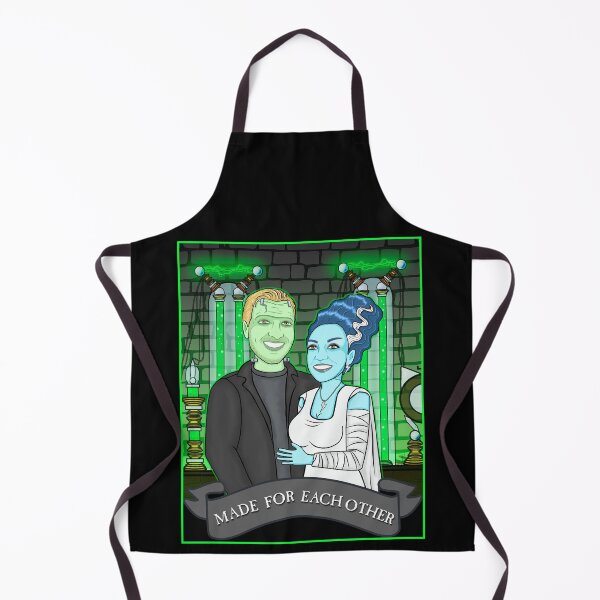 Item preview, Bride of Frankenstein couple for Ryan D by Moody Characters designed and sold by VixxxenDesigns.