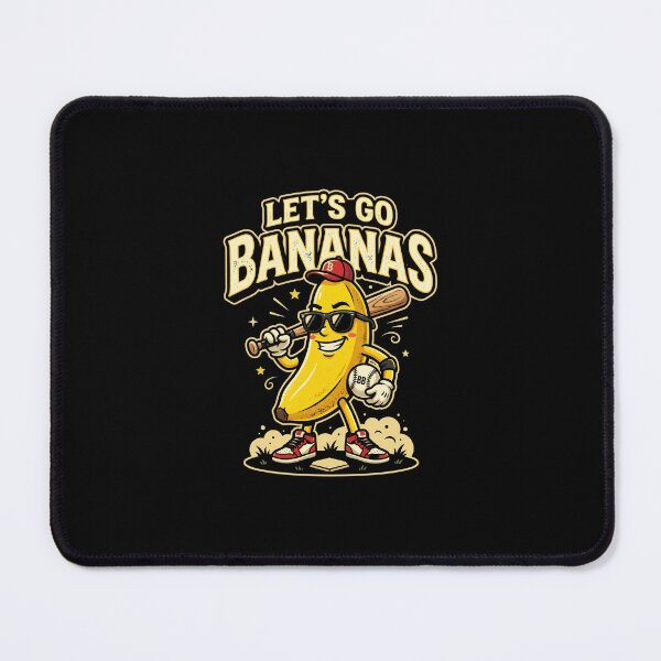 Item preview, Let's Go Bananas Baseball Fan Sports Enthusiast designed and sold by FormalDehyena.