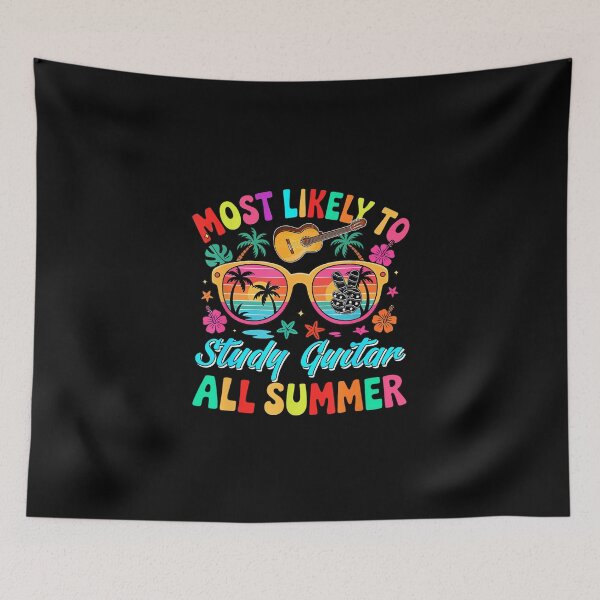 Item preview, Most Likely Study Guitar Funny Summer Vacation Beach Lover designed and sold by wardpowerslamon.