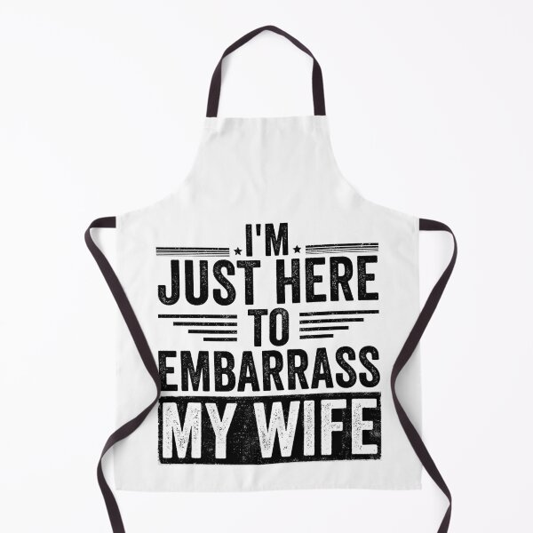 Item preview,  I'm Just Here To Embarrass My Wife Husband Humor Marriage Joke For Men designed and sold by 76Valeria.