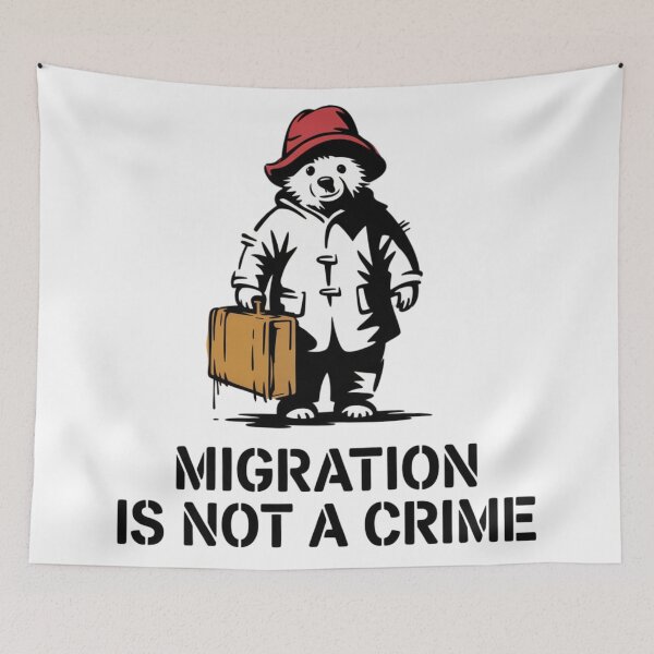 Item preview, Migration is not a crime designed and sold by 123ks.