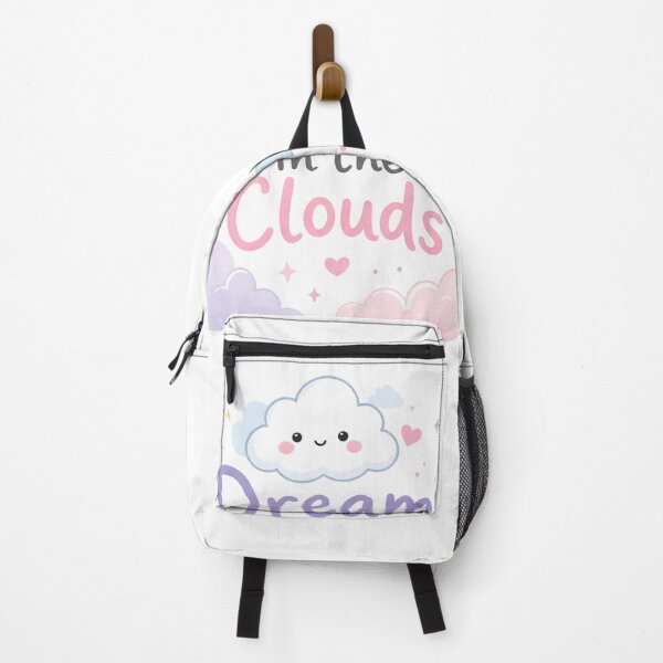 Item preview, Cute Cloud Aesthetic Dream in the Clouds Pastel Kawaii Sky Illustration Soft Minimal Quote Design designed and sold by Sanika arts .