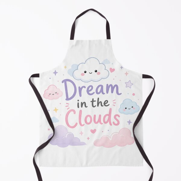 Item preview, Cute Cloud Aesthetic Dream in the Clouds Pastel Kawaii Sky Illustration Soft Minimal Quote Design designed and sold by Sanika arts .