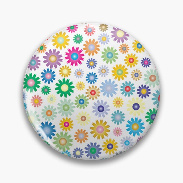 Item preview, Colorful flower pattern designed and sold by Challtads-store.