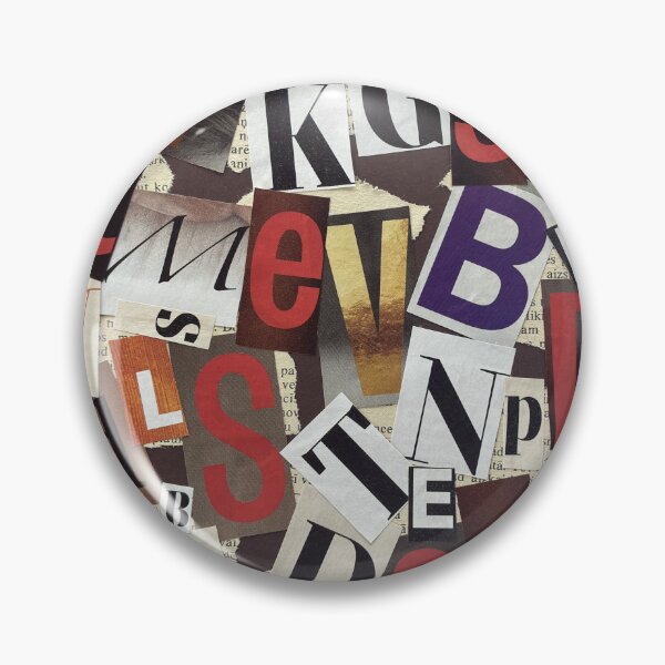 Item preview, Mixed Paper Letter Collage designed and sold by sneidere9dace.