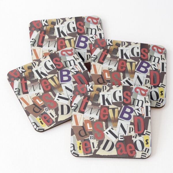Item preview, Mixed Paper Letter Collage designed and sold by sneidere9dace.