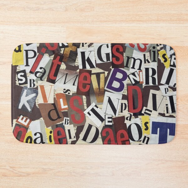 Item preview, Mixed Paper Letter Collage designed and sold by sneidere9dace.