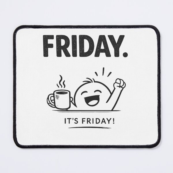 Item preview, Friday Minimalist Cartoon Coffee Celebration Design for Office Workers designed and sold by RickE.