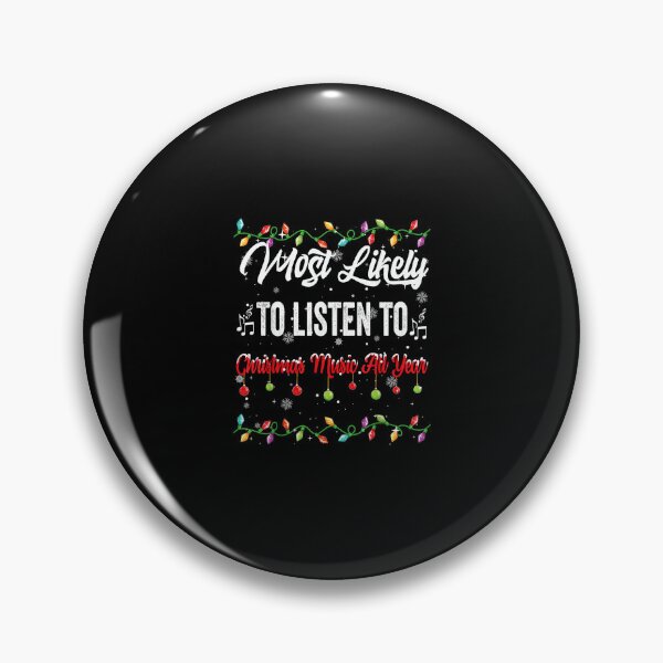 Item preview, Most Likely To Listen Christmas Music Family Matching Pjs designed and sold by wardpowerslamon.