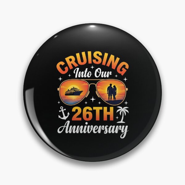 Item preview, Cruising Into Our 26th Anniversary Married Couple Cruise designed and sold by FormalDehyena.