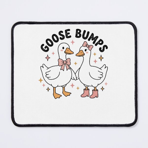 Item preview, Goose Bumps Cute Geese Couple In Pink Boots And Bows designed and sold by krystalRomanart.