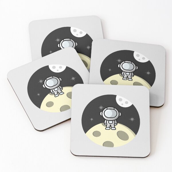 Item preview, Astronaut on the Moon designed and sold by DJCartoonDesigns.