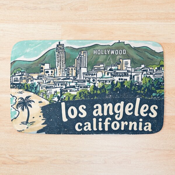 Item preview, Los Angeles LA California Cute Skyline Colorful Cityscape  designed and sold by HowToCanadian.