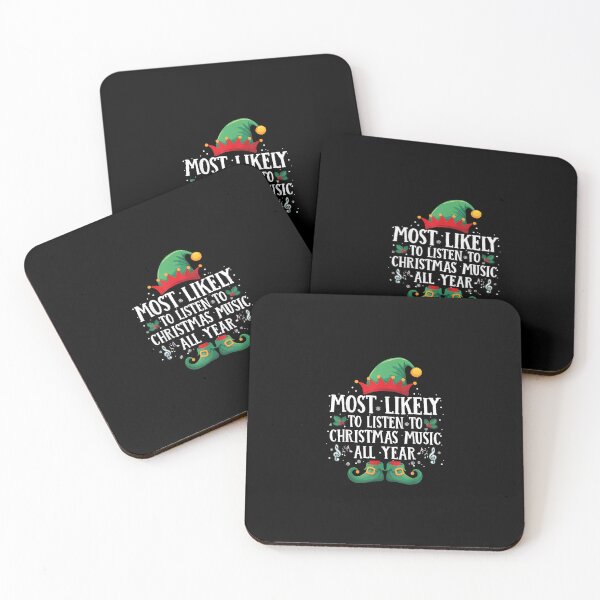 Item preview, Most Likely To Listen Christmas Music Matching Christmas Elf designed and sold by wardpowerslamon.