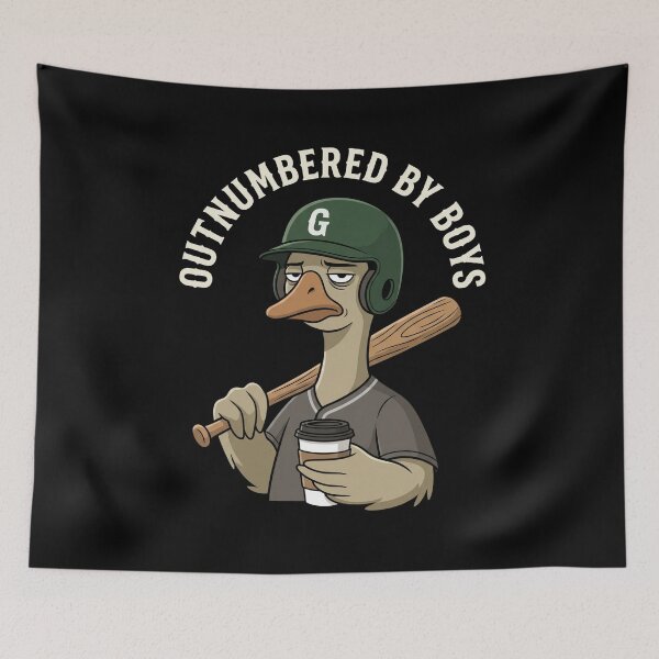 Item preview, Outnumbered By Boys Parent Life Baseball Boy Mom Dad Humor designed and sold by FormalDehyena.