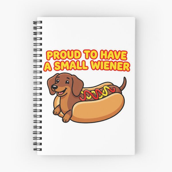 Item preview, Proud To Have A Small Wiener Cartoon Graphic designed and sold by ClothesatMatt.