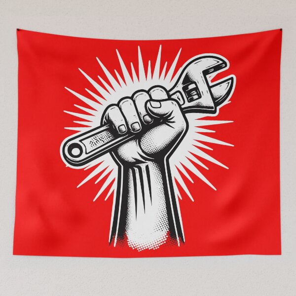 Item preview, Fist With Adjustable Wrench designed and sold by HistoryRepeats.