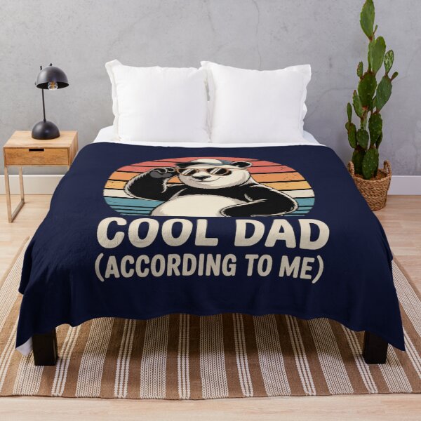 Item preview, Cool Dad According To Me Panda – Funny Father’s Day Gift Retro Vintage Style designed and sold by Biedroneczka.