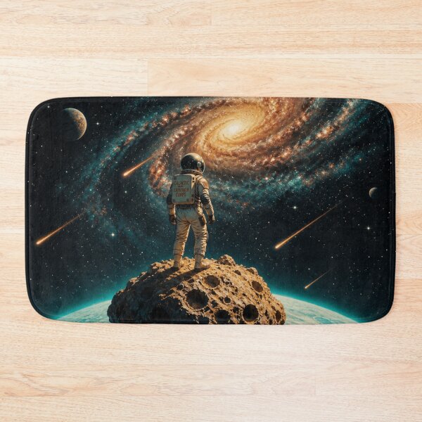 Item preview, Cosmic Observer – Astronaut Above the Galaxy designed and sold by AgathaLochArt.