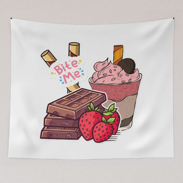 Item preview, Bite Me Funny Dessert and Milkshake designed and sold by SoftAuraStudi0.