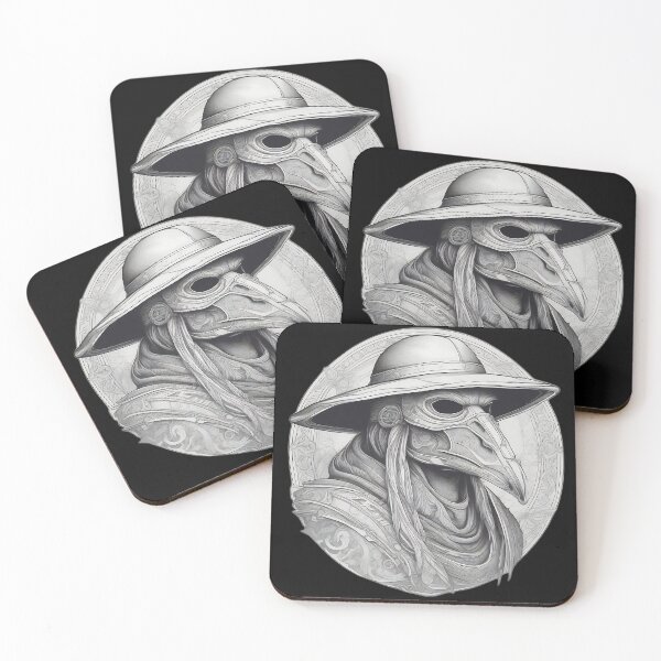 Item preview, Plague Doctor Crow Mask in Dark Gothic Etching designed and sold by DarkOriginArts.