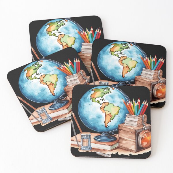 Item preview, World of Discovery - Back to School Globe and Supplies designed and sold by Zayn Studio.