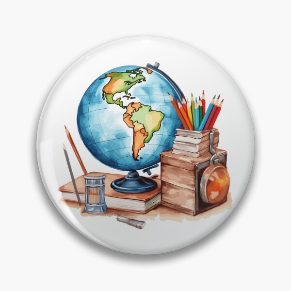 Item preview, World of Discovery - Back to School Globe and Supplies designed and sold by Zayn Studio.