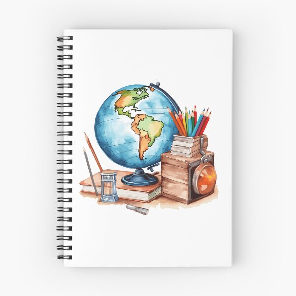 Item preview, World of Discovery - Back to School Globe and Supplies designed and sold by Zayn Studio.