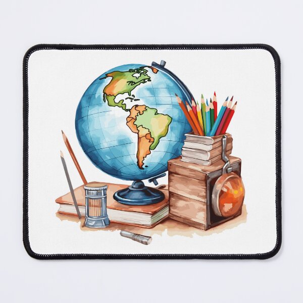 Item preview, World of Discovery - Back to School Globe and Supplies designed and sold by Zayn Studio.