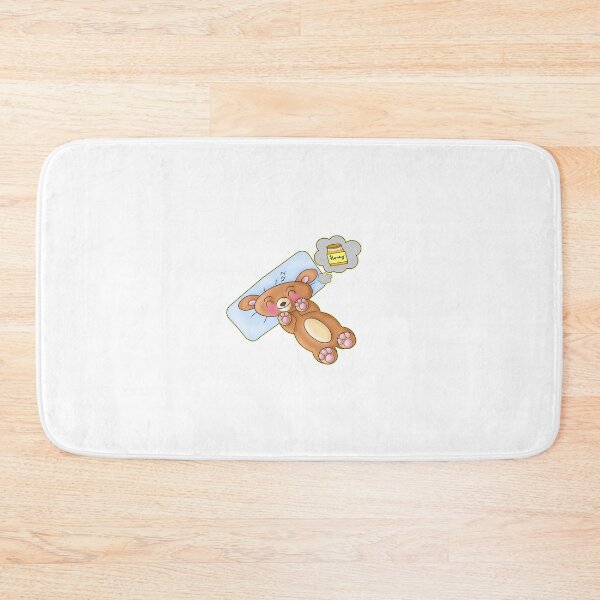 Item preview, Cute Kawaii Sleeping Bear Dreaming of Honey designed and sold by BalRaju-Doodles.