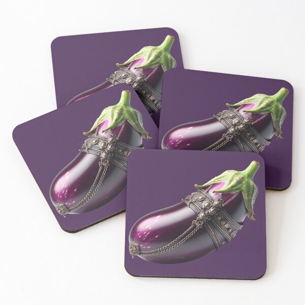 Item preview, Gothic Eggplant – Gothic Surreal Art designed and sold by Vibranta Studio.