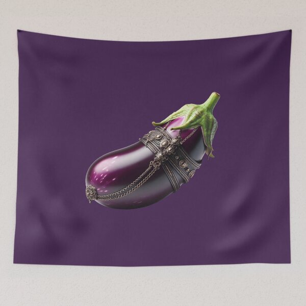 Item preview, Gothic Eggplant – Gothic Surreal Art designed and sold by Vibranta Studio.