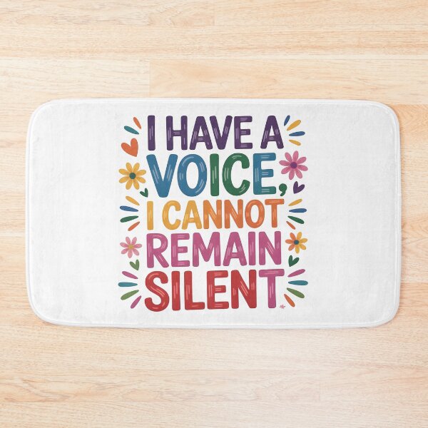 Item preview, I have a voice, I cannot remain silent designed and sold by nimmitrends.