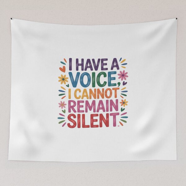 Item preview, I have a voice, I cannot remain silent designed and sold by nimmitrends.