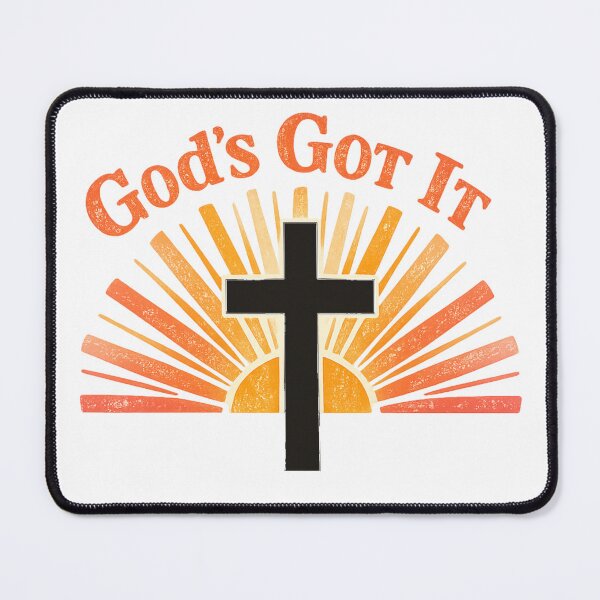 Item preview, God's Got It Faith Cross Sunburst Tee designed and sold by Dreprogress.