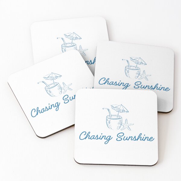 Item preview, Chasing Sunshine Minimalist Beach Line Art - Tropical Coconut Summer designed and sold by MagySale.