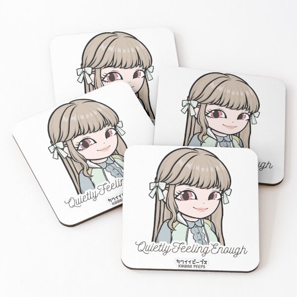 Item preview, Pastel Power Crew Quietly Feeling Enough designed and sold by P-L-Sardines.