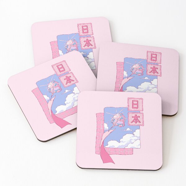 Item preview, Cute Pink Japanese Wind Bell Chime – Kawaii Anime Aesthetic designed and sold by AnGoArt.