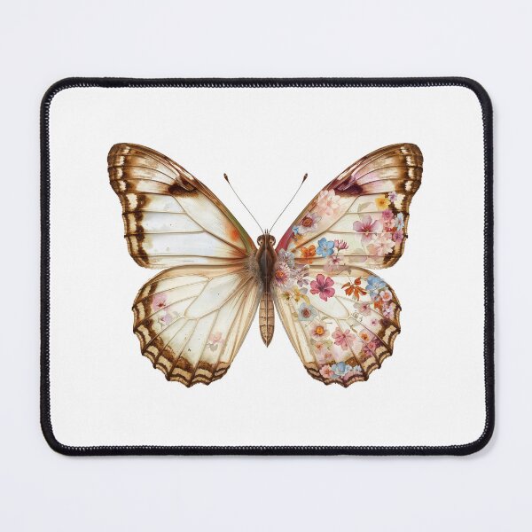 Item preview, Butterfly and flowers  designed and sold by uunaa.