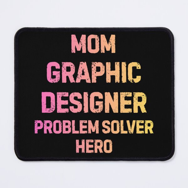 Item preview, Mom Graphic Designer Problem Solver Hero Creative Gift designed and sold by Yuli Club.