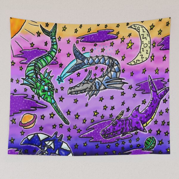Item preview, sky fish night designed and sold by Canararap Studios.