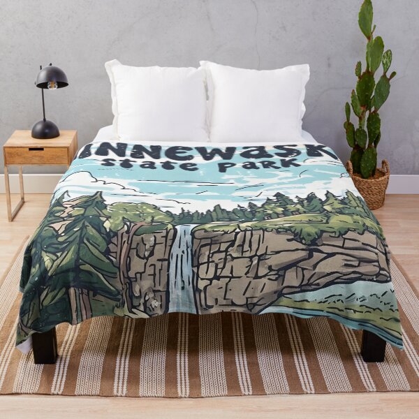 Item preview, Minnewaska State Park NY Cute Waterfall Colorful Landscape designed and sold by HowToCanadian.